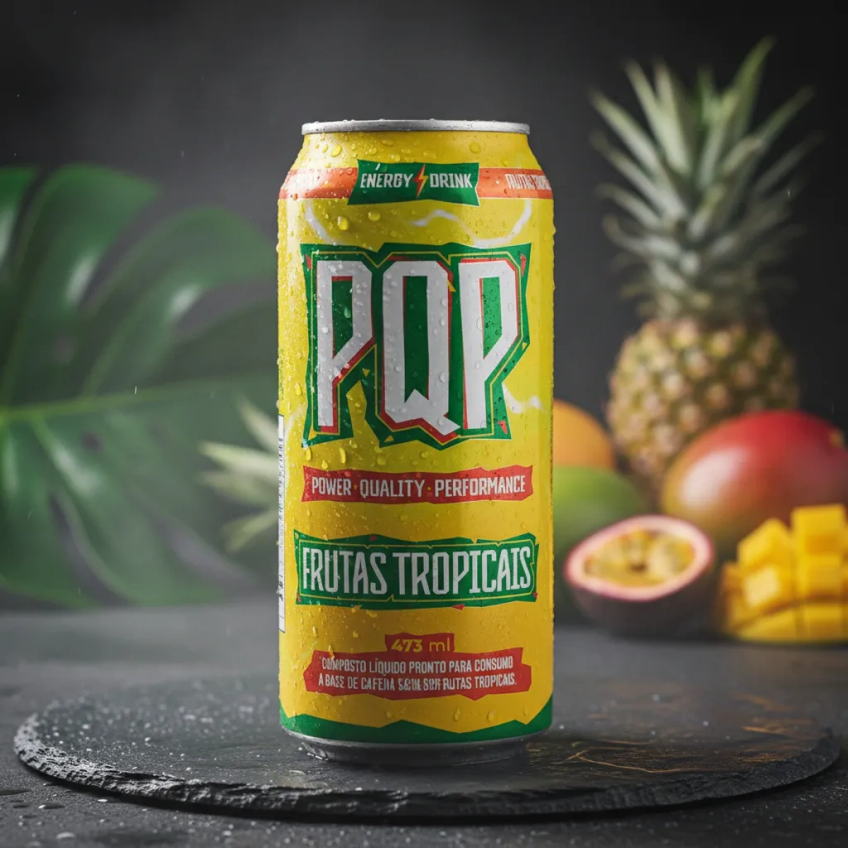 Energético PQP Frutas Tropicais 473ml - Imagem 3