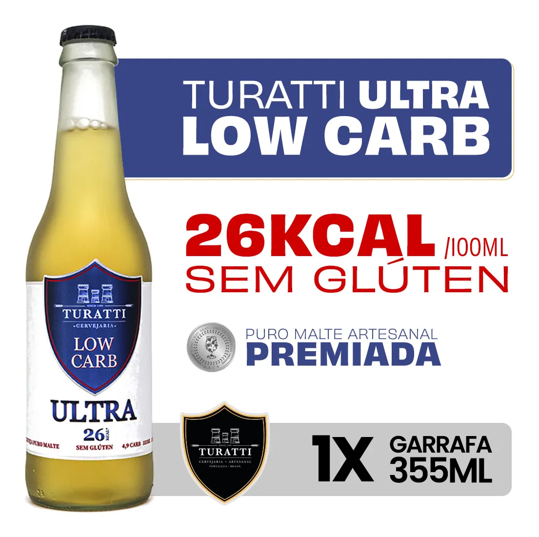 ultra-low-carb-01 Cerveja Artesanal Puro Malte Sem Glúten Ultra Low Carb 355ml - Imagem 1